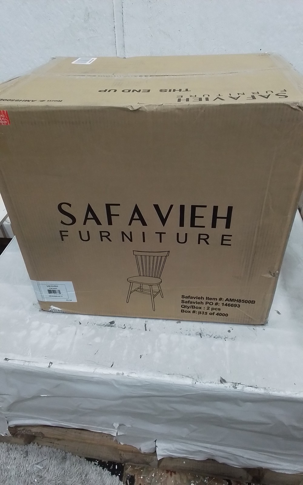 Safavieh PARKER SPINDEL SIDE CHAIR, Reduced Price 2172767851 AMH8500B