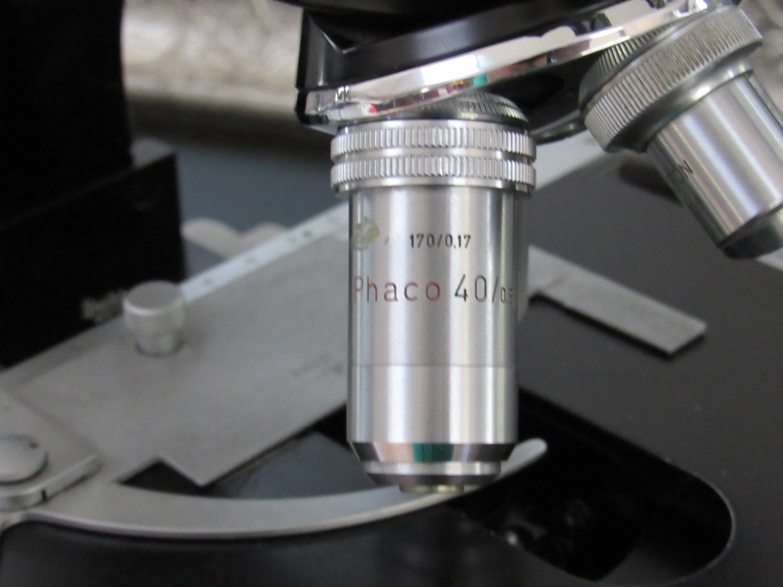 Vintage Leitz Wetzlar Phase Contrast Compound Microscope Tested Optics