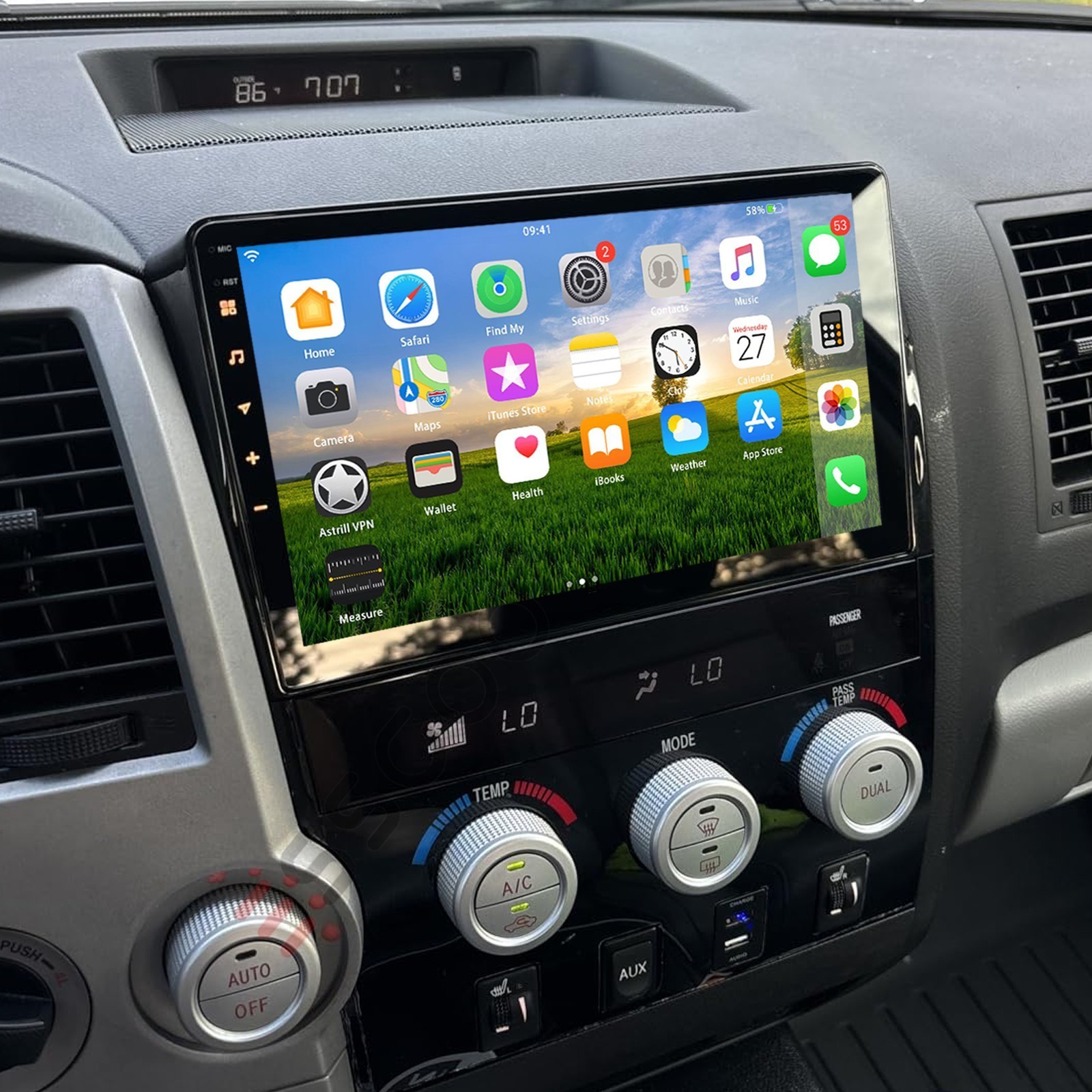 For Toyota Tundra 2007-2013 Sequoia 2008-2019 Android15 Carplay Car Stereo Radio