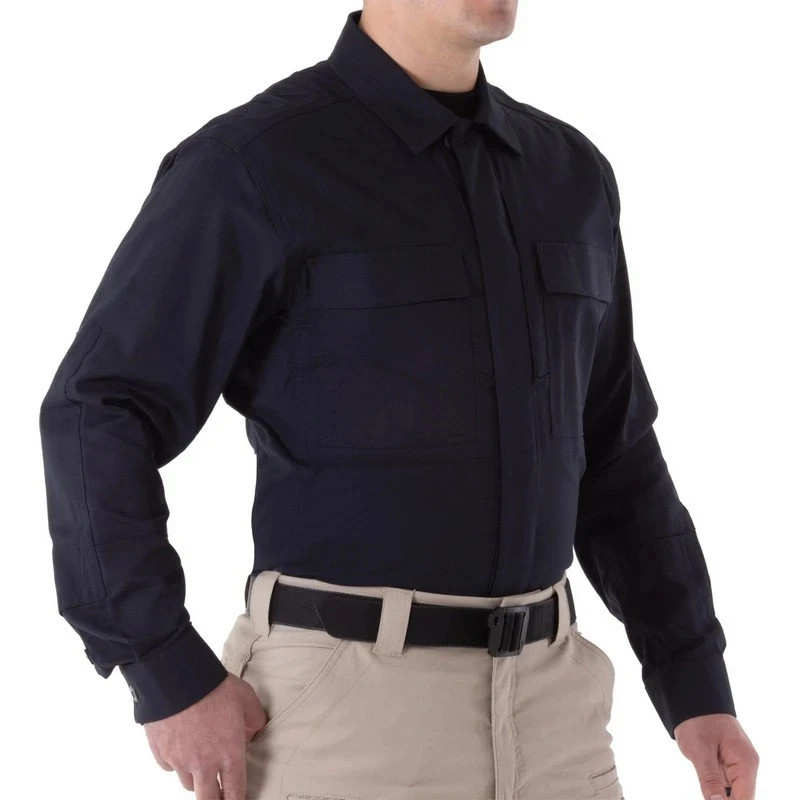 First Tactical 111008 Men's V2 BDU Midnight Navy Long Sleeve Shirt NEW W/Tags
