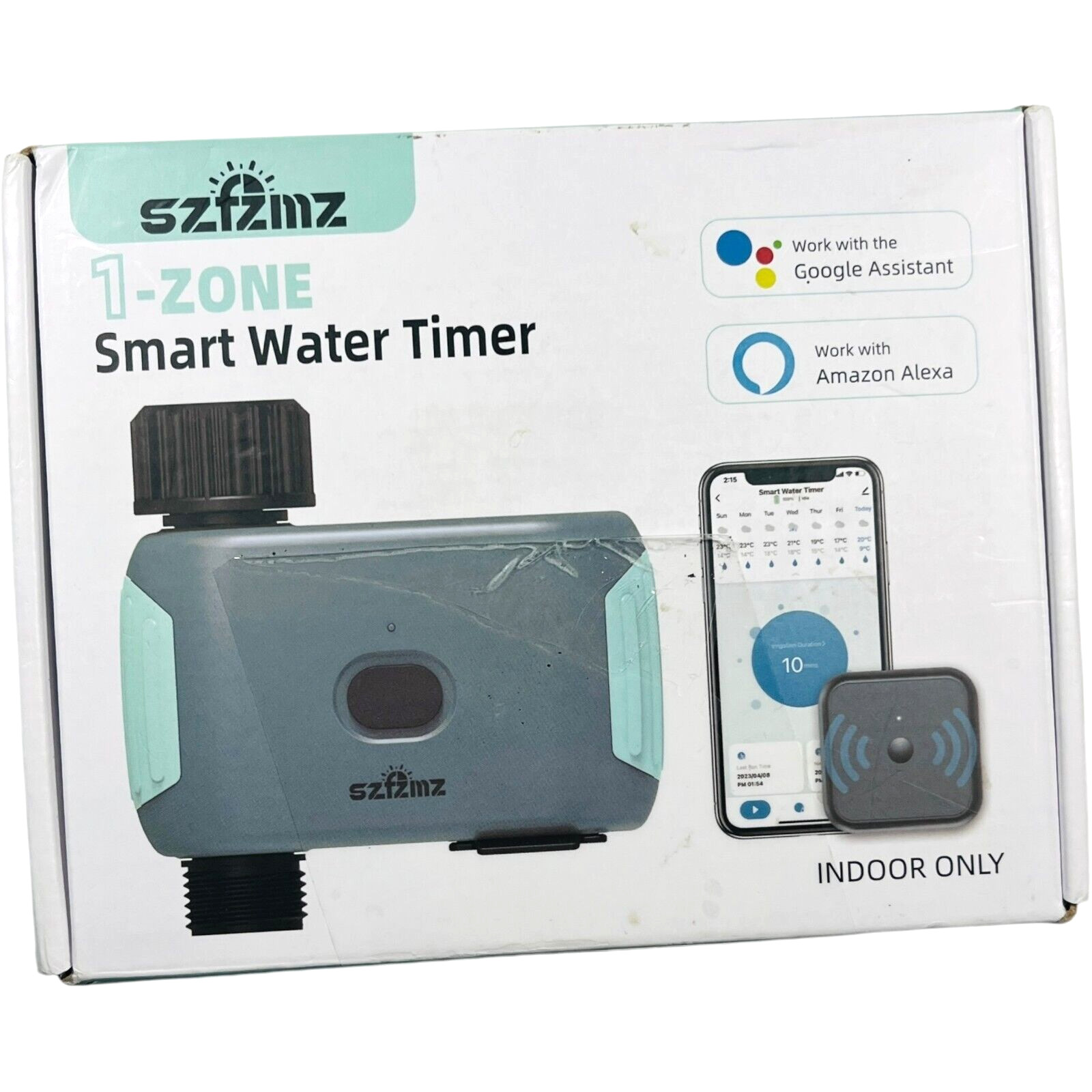 1-Zone Smart Water Timer / Indoor Only / Simple Setup works with Alexa / Google