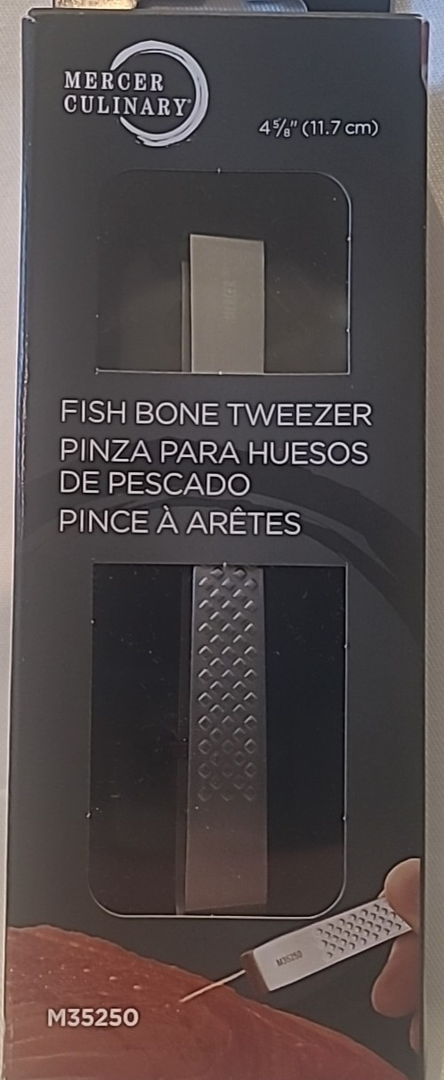 Mercer Culinary Fish Bone Tweezer, Stainless Steel, Brand New!