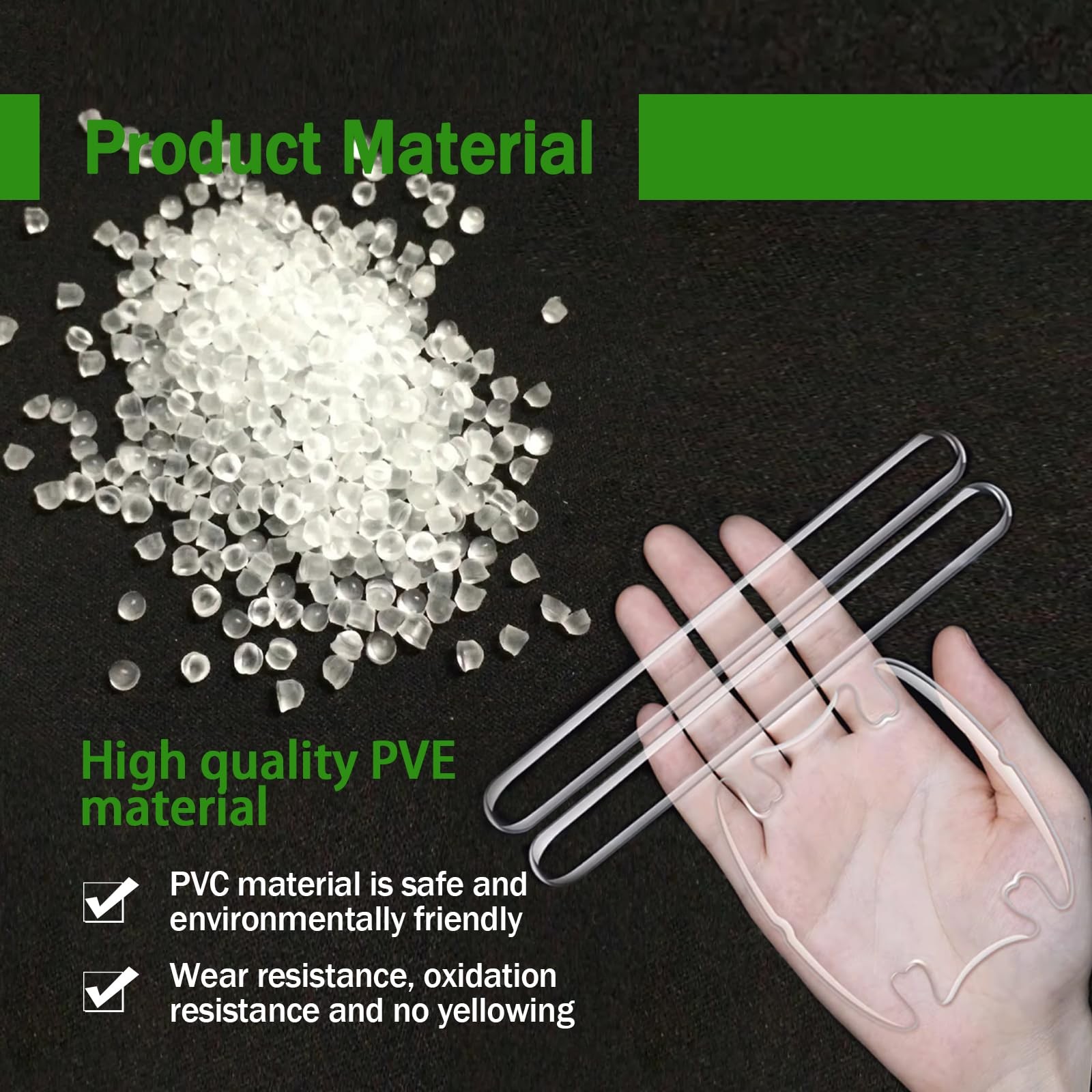 8Pcs 3D Transparent Car Door Handle Scratch Protector, Universal Bowl 8 pcs