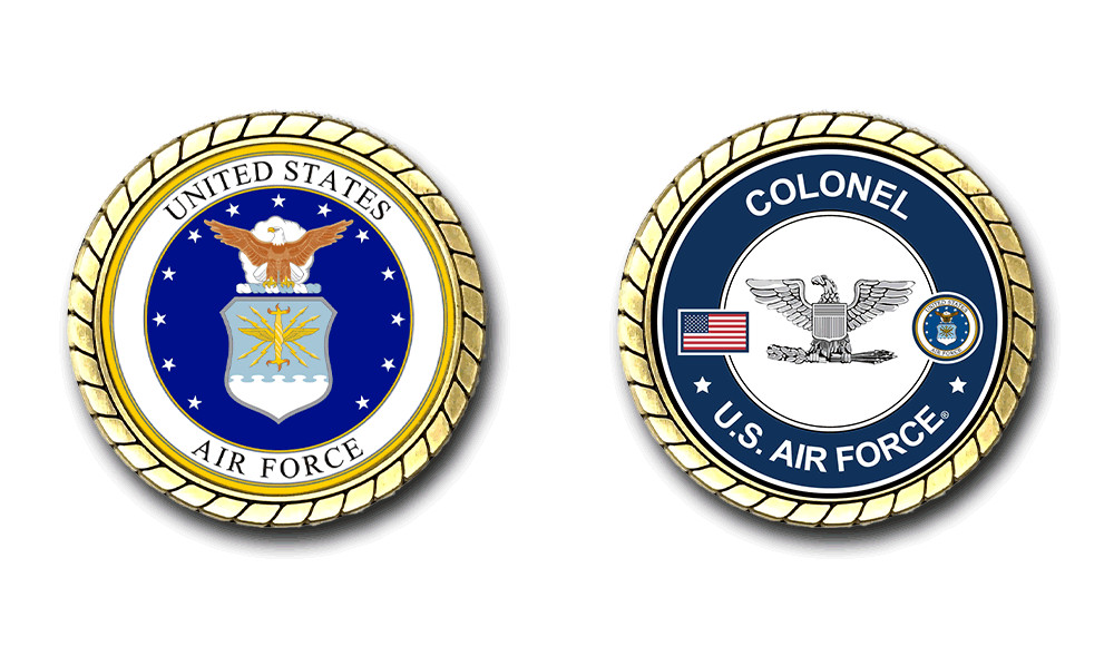 US Air Force Colonel Challenge Coin Officially Licensed