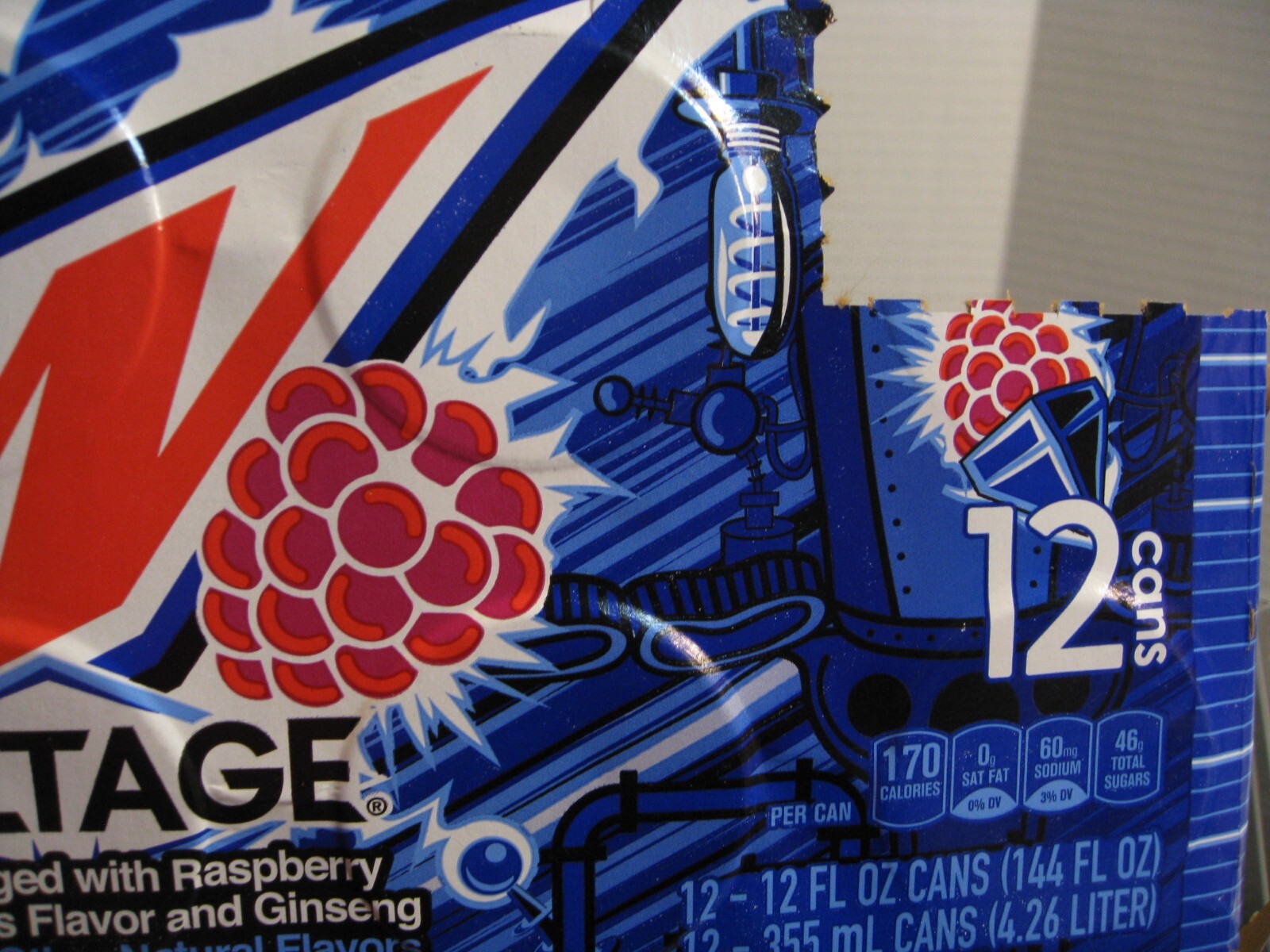 Mountain Dew EMPTY Box Carton (Opening missing) - Voltage - 2023