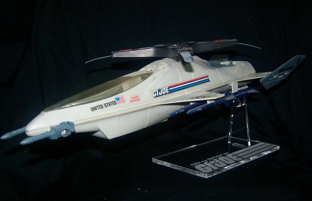 Acrylic display stand for GI Joe 1988 Skystorm