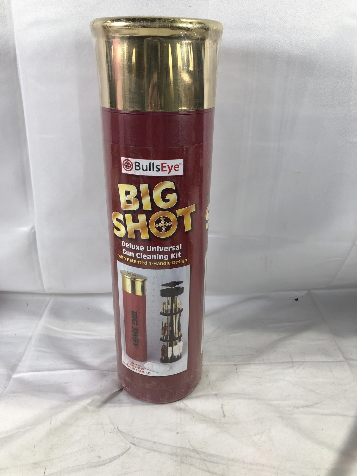 BullsEye BIG SHOT Deluxe Universal Gun Cleaning Kit w/ Patented 1-Handle Design
