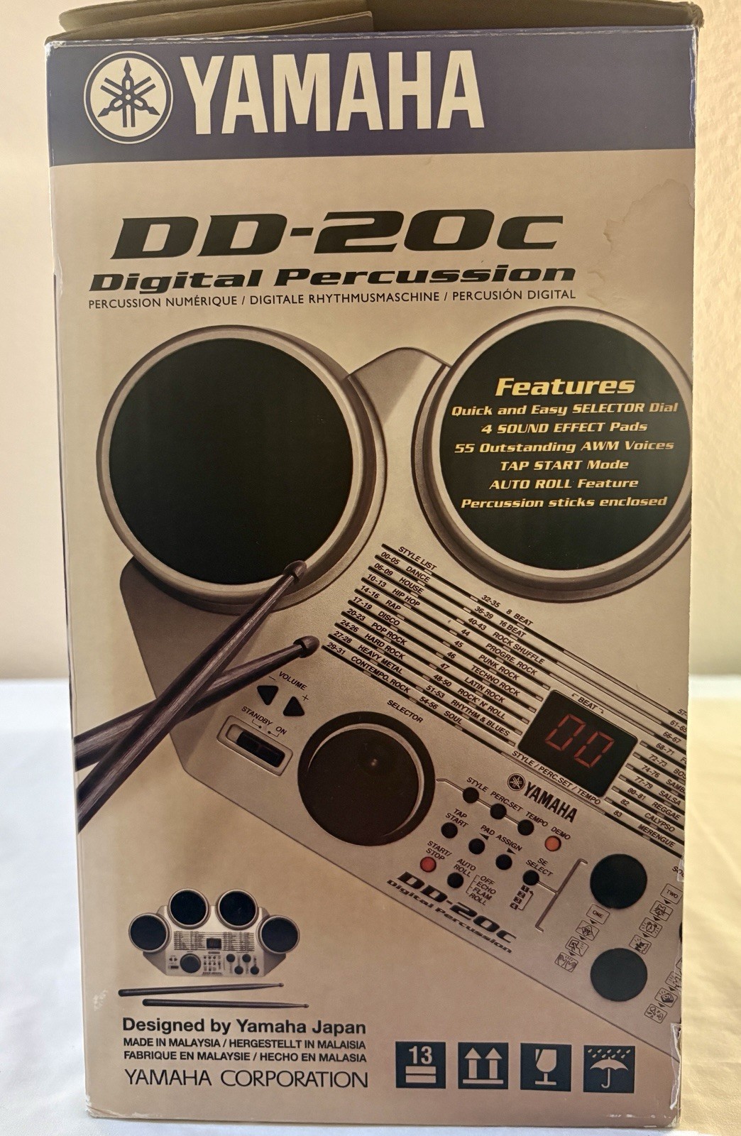 Yamaha DD-20C Digital Percussion Drum Set NEW (other) Open Box See Description