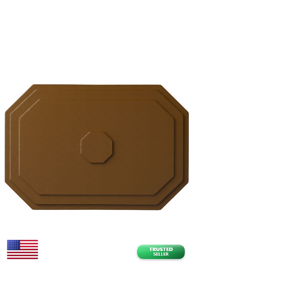 Ekena Millwork Cm25Festf 25-1/4 X 17-1/4 X 1-3/4 Felix Ceiling Medallion Smokey