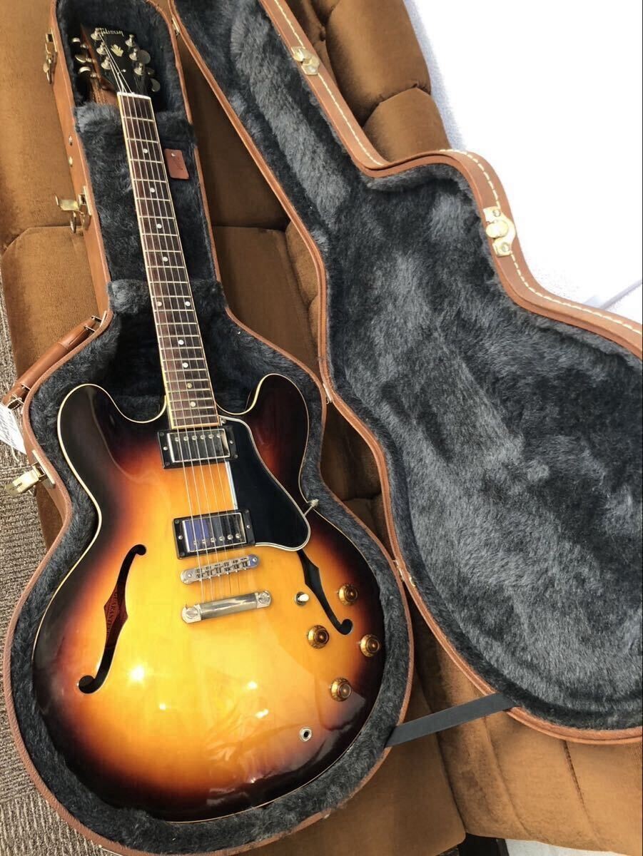 Acoustic Electric Guitar Gibson ES-335 2013 Memphis Sunburst USA 12323733