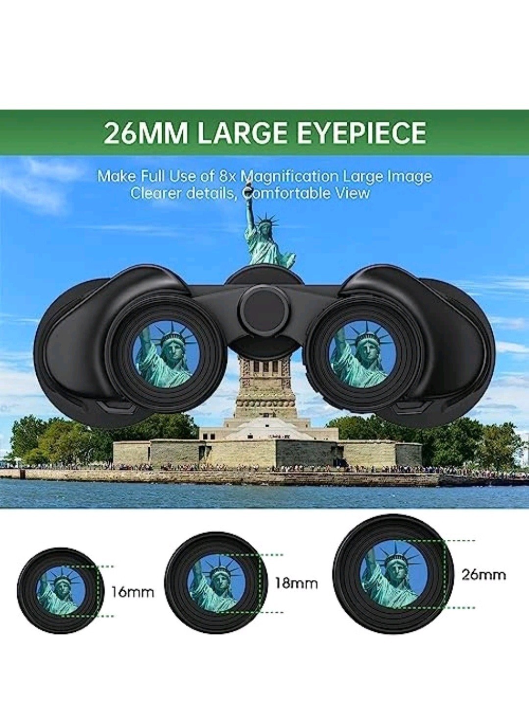 20x50 High Powered Binoculars for Adults, Waterproof Compact Binoculars with