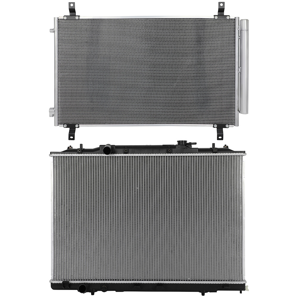 Aluminum Radiator & AC Condenser Cooling Kit For  2016-2019 Honda Pilot 3.5L V6