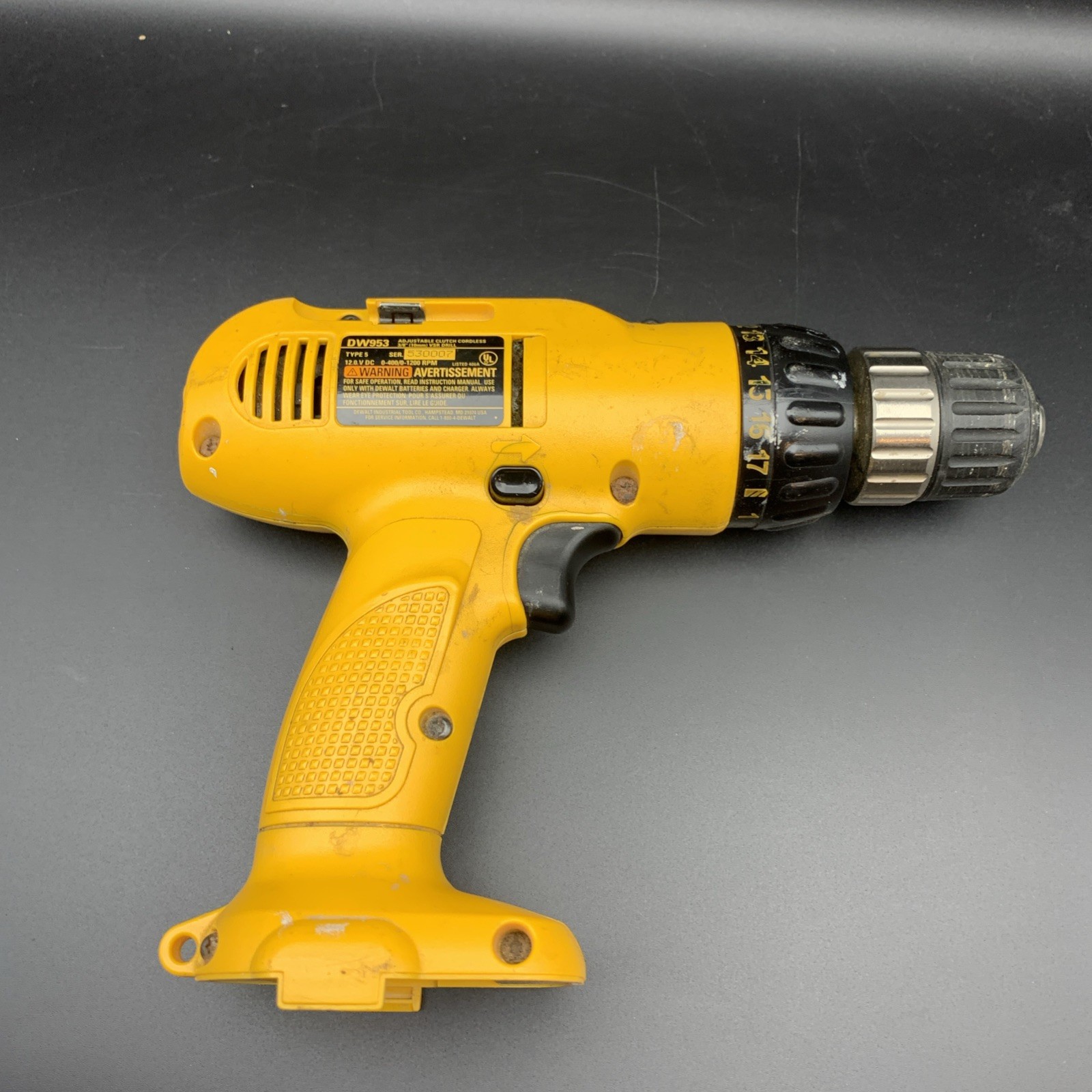 Used DeWalt drill 12 Volt DW953 (No Batteries)