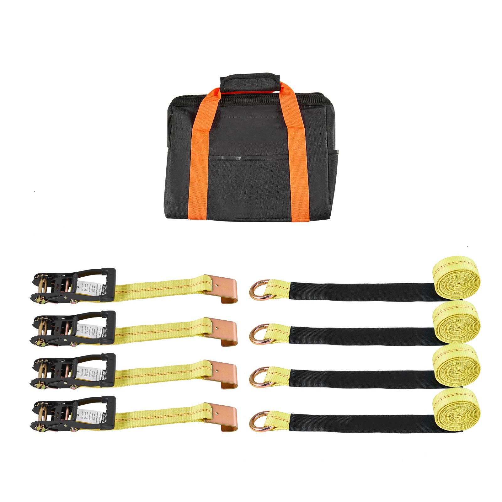 Uimoso Wheel Chock Tie-Down Kit with Flat Hook, 10,009 lbs Load Capacity
