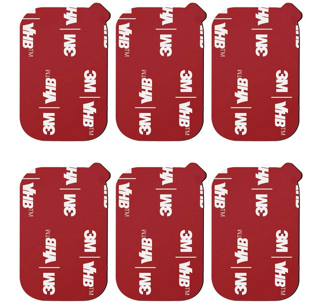 3M VHB Double Sided Adhesive Pads 6 Pack Strong Mount Replacement Stickers