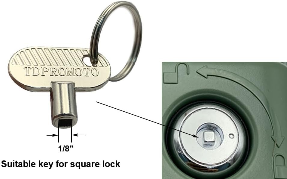 Sprinkler Controller Door Key Sprinkler Timer Lock Key for Orbit and Hydro-Rain