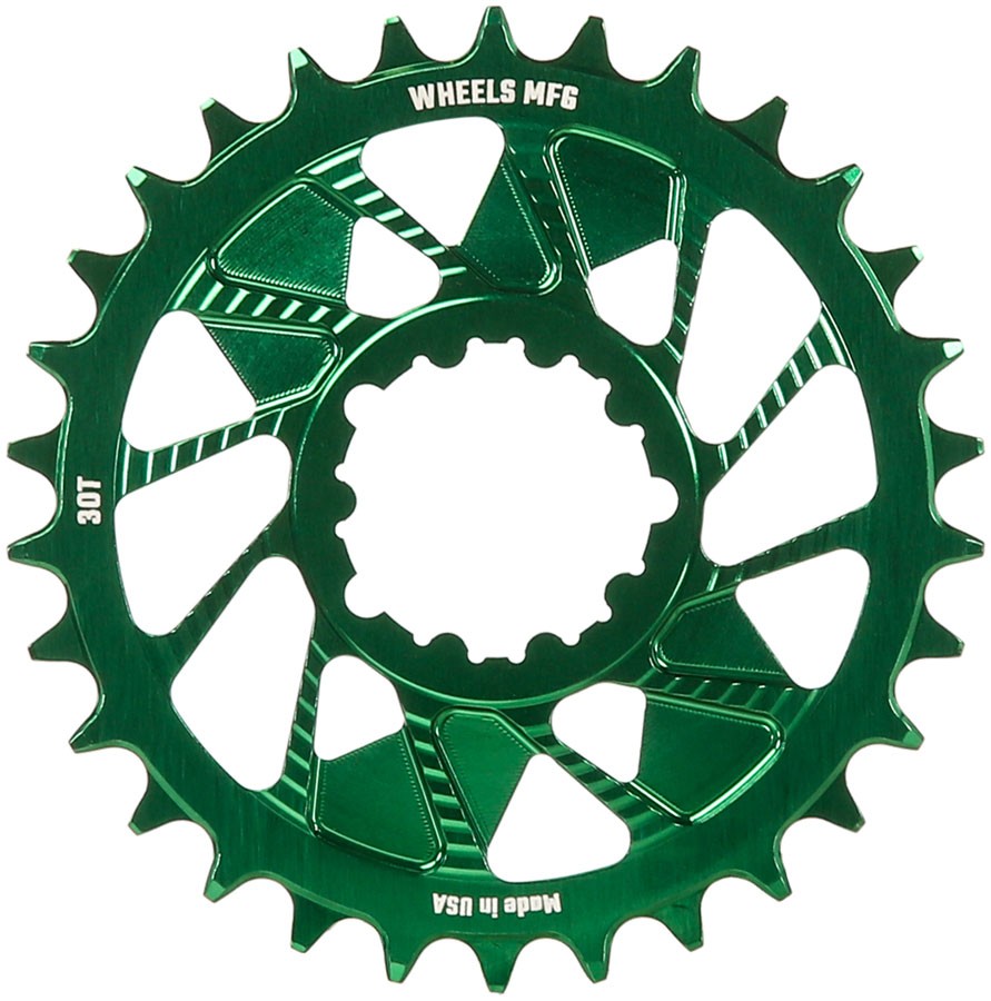 Wheels Manufacturing Direct Mount Chainring - 30t, SRAM 3-Bolt Direct Mount,