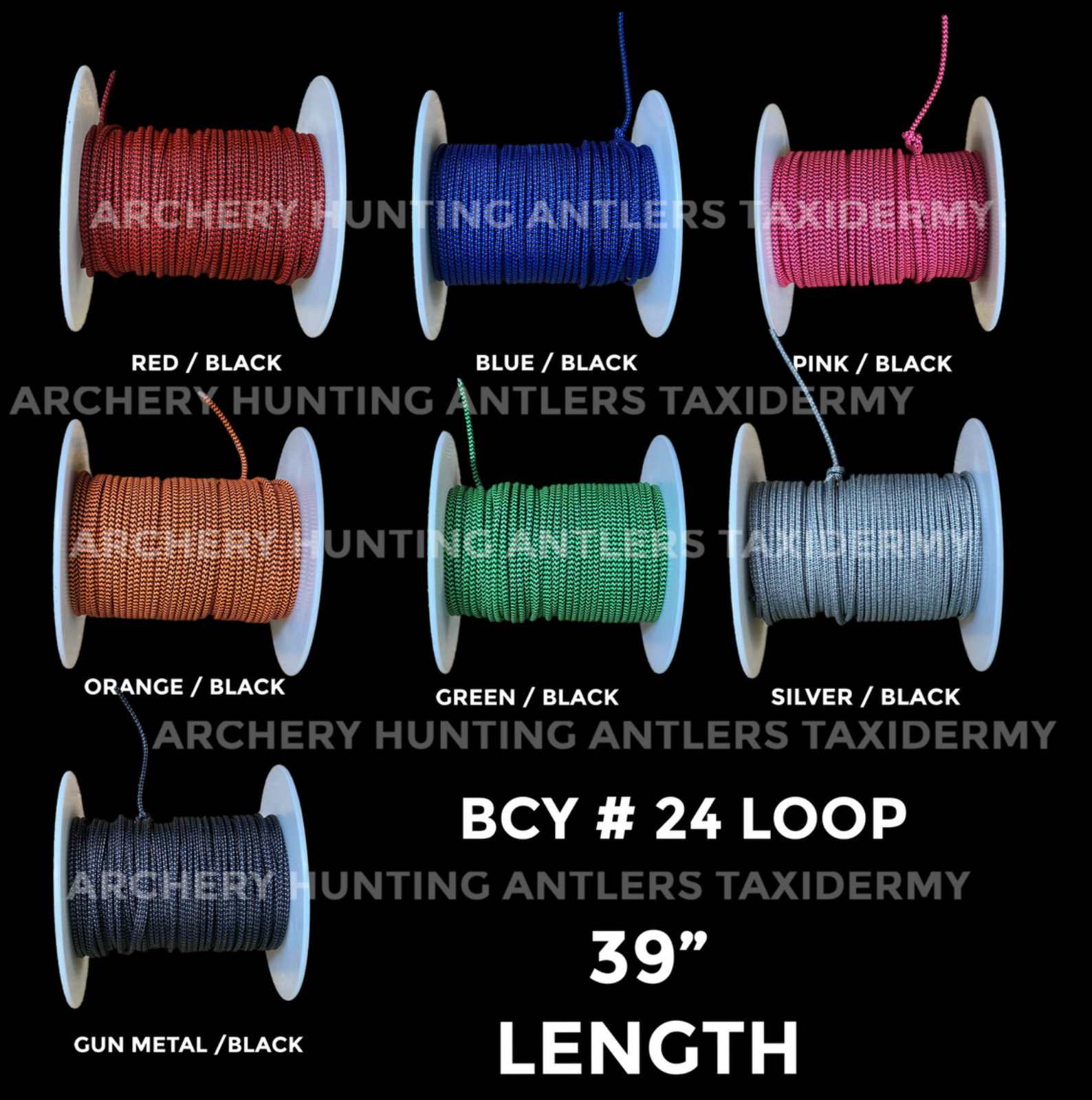 1 Meter - 2-TONE BCY # 24 Archery Bowstring Bow String RELEASE D LOOP CORD ROPE