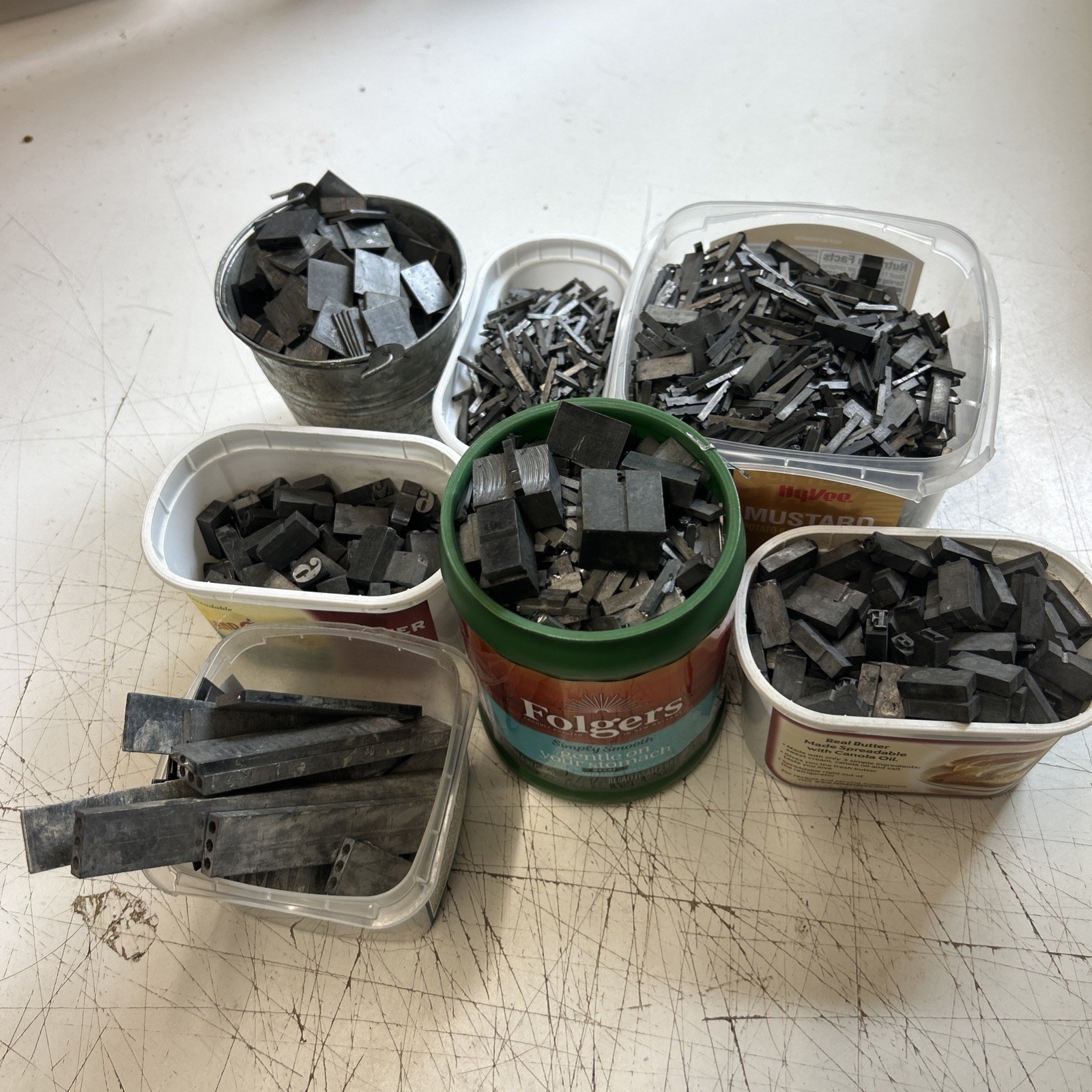 20 Lbs Linotype Lead Antimony Tin Alloy Scrap Reloading Sinkers Mold Casting