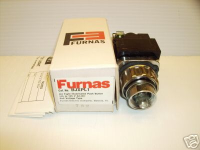 ⭐NEW IN BOX⭐  FURNAS BJXPL1  ILLUMINATED PUSH TO TEST BUTTON