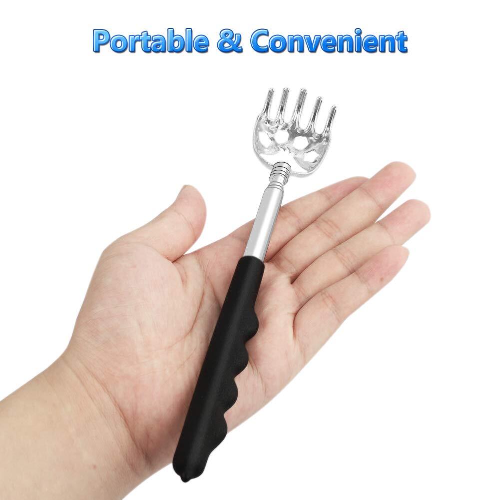 6Pack Telescoping Back Scratcher Extendable Metal Back Scratcher for Itch Relief
