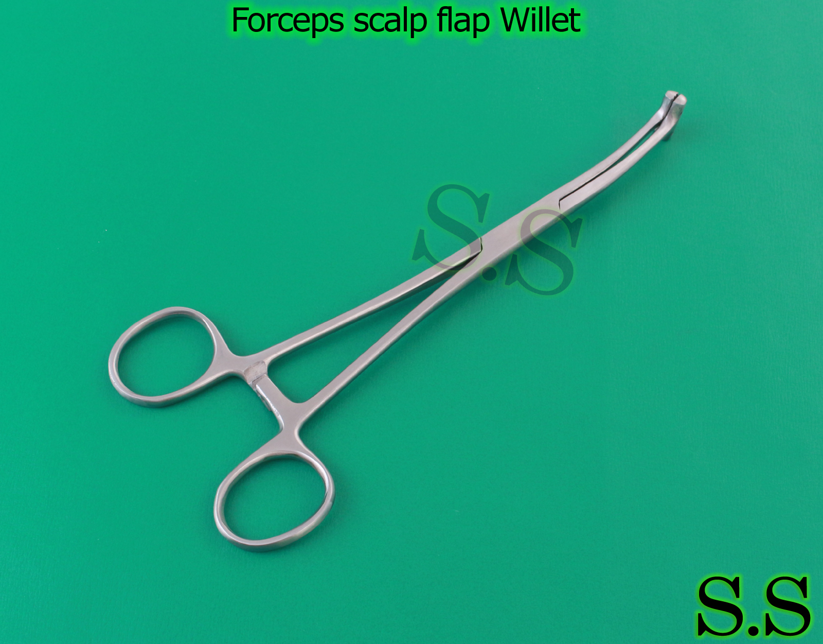 3 Forceps scalp flap Willet T-shape 190mm