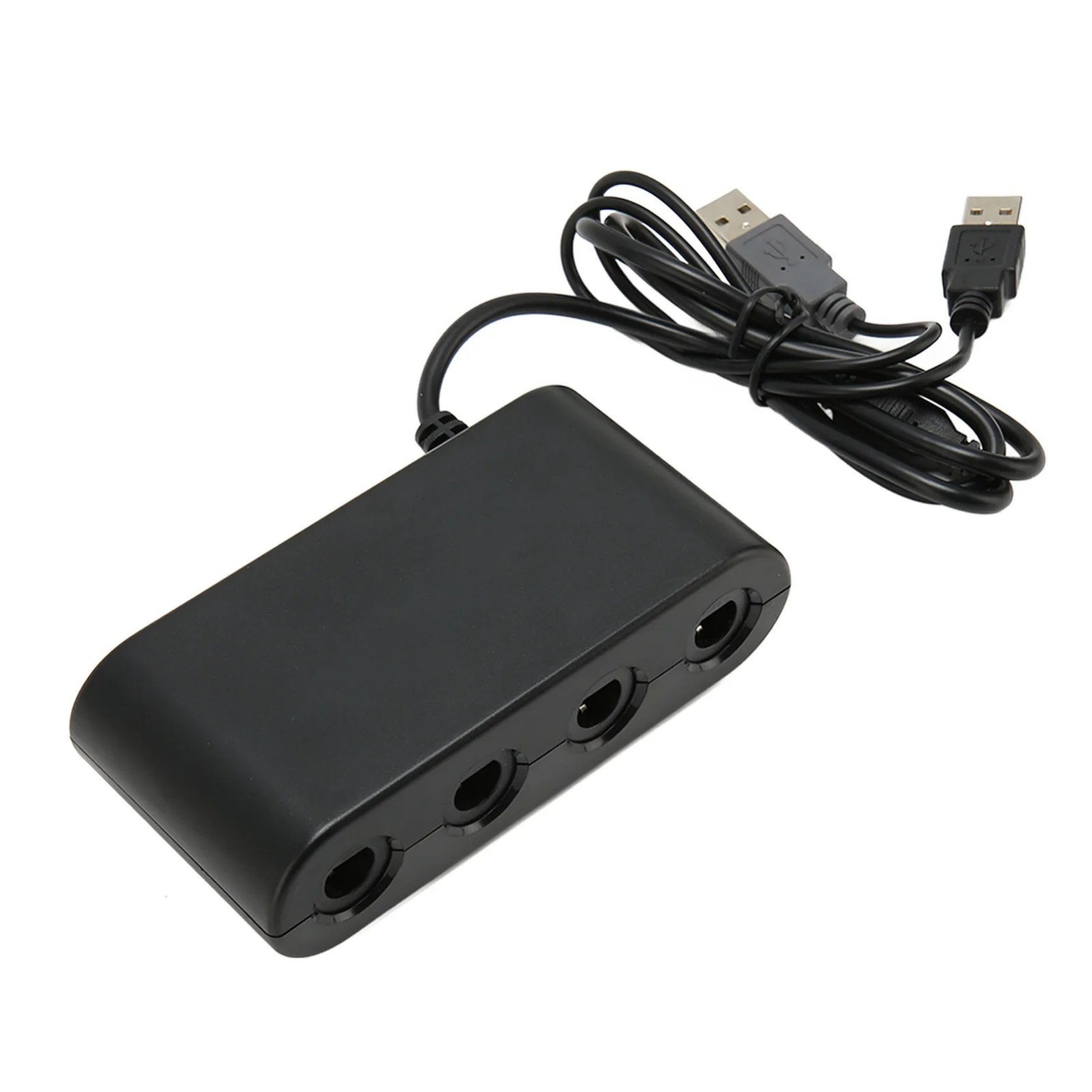 GameCube Controller Adapter 4-Port 3-in-1 with Turbo/Vibrate for Switch
