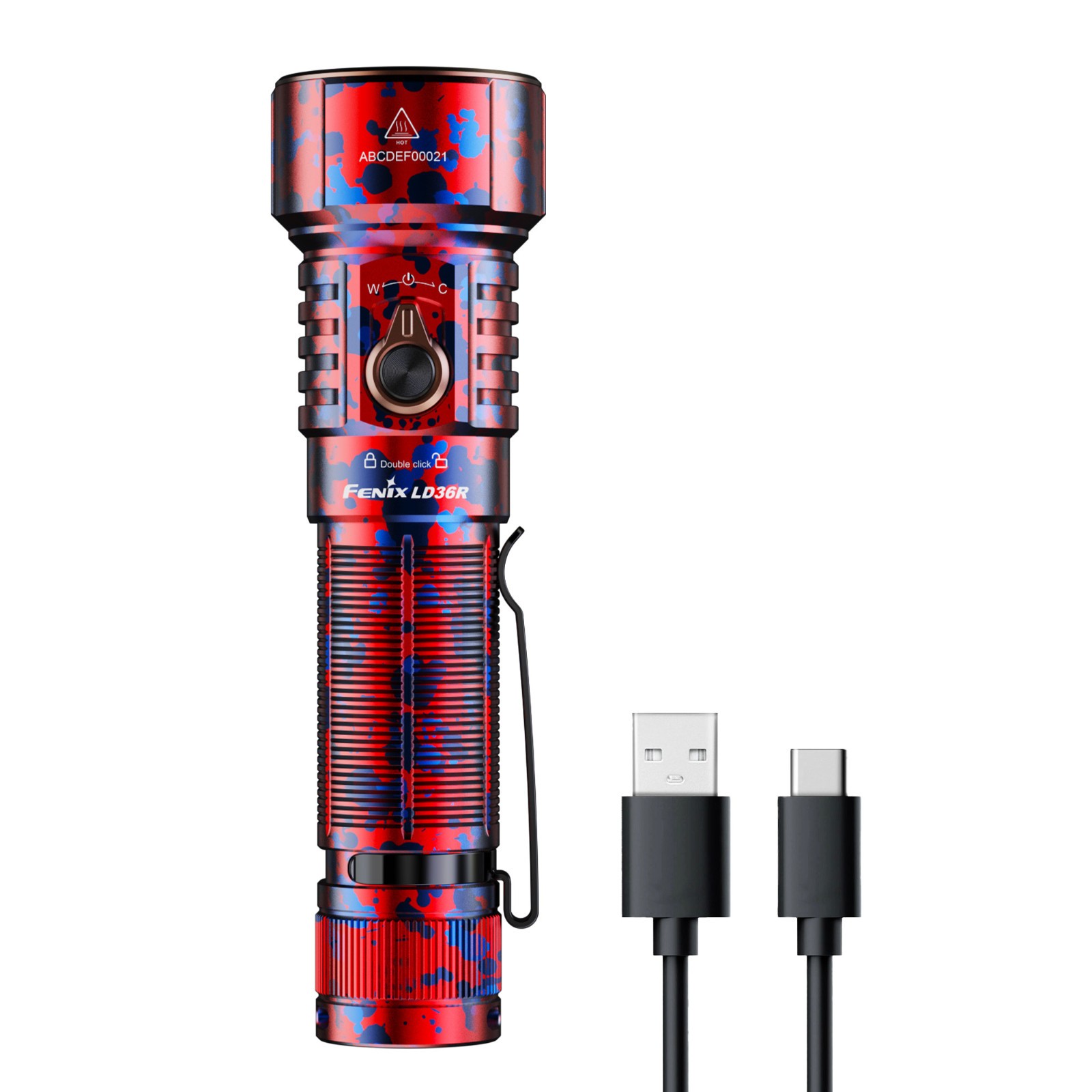 Fenix LD36R 3600 Lumens Rechargeable Flashlight with Adjustable Color Light