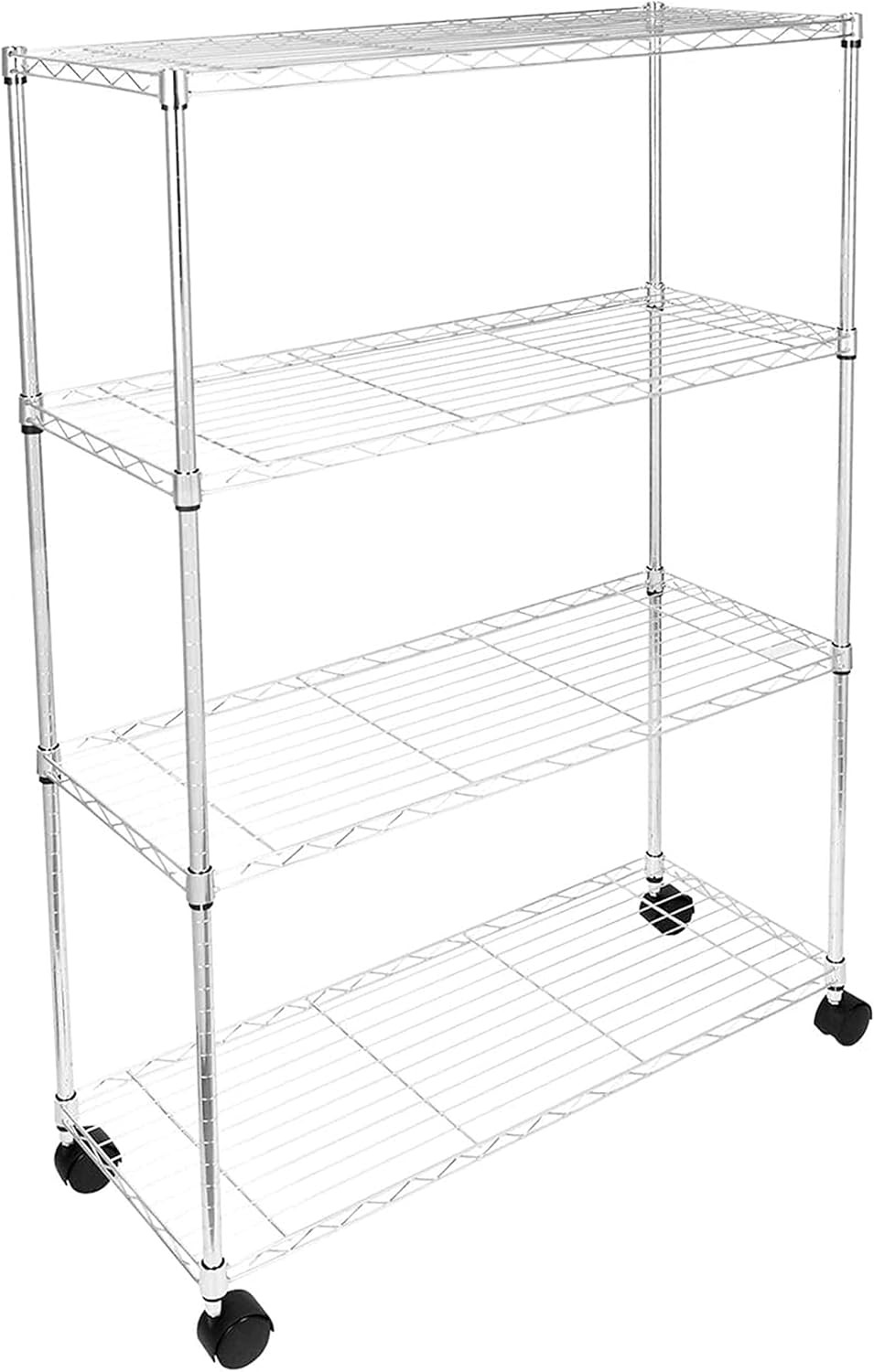 Heavy Duty 4-Shelf Storage Shelving Unit, 35.83D X 13.98W X 55.91H Steel Organiz