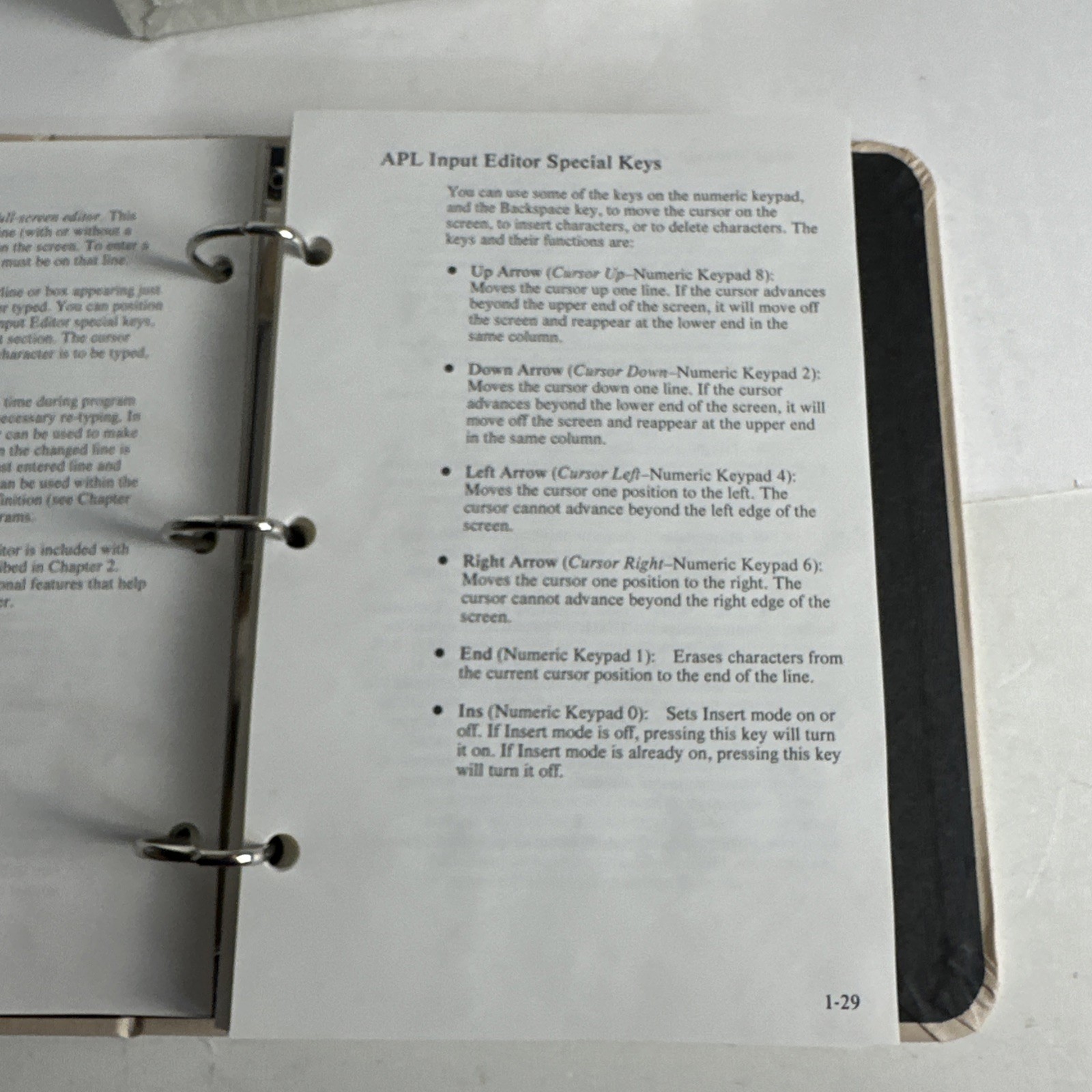 Vintage PC Computer Software IBM APL Language 1st Edition 1983 Book Manual 5.25"
