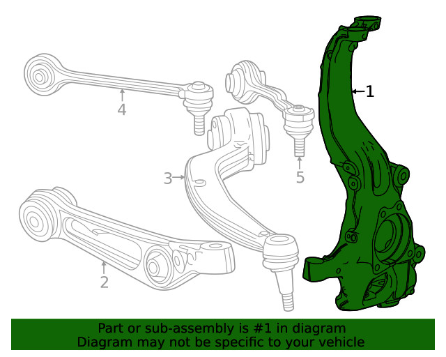 Genuine GM Knuckle 84739336