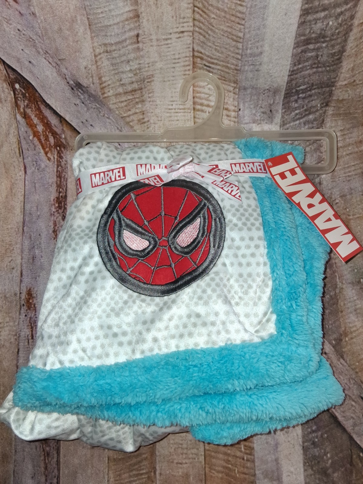 Marvel Spider-Man Winter Plush Throw Blanket 38 x 33 Soft NEW