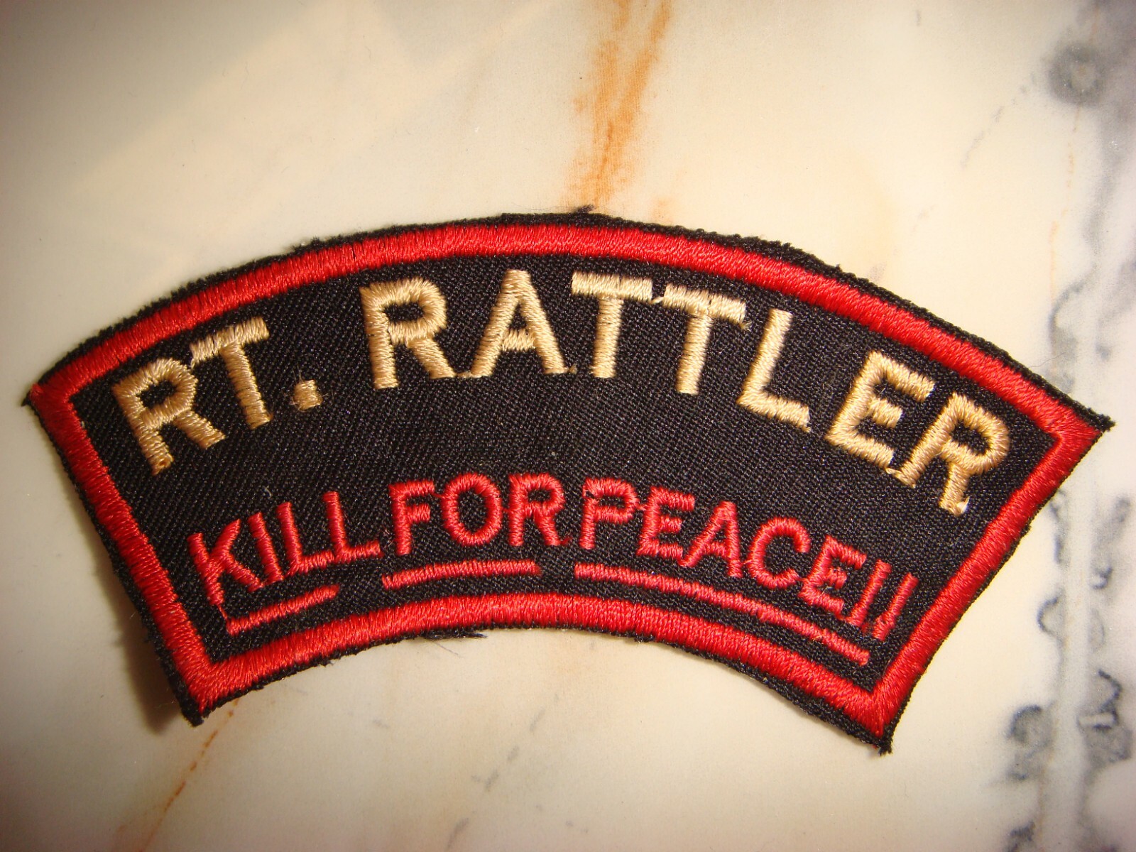 US 5th SF Grp MACV SOG RATTLER RECON TEAM, VIETNAM WAR PATCH