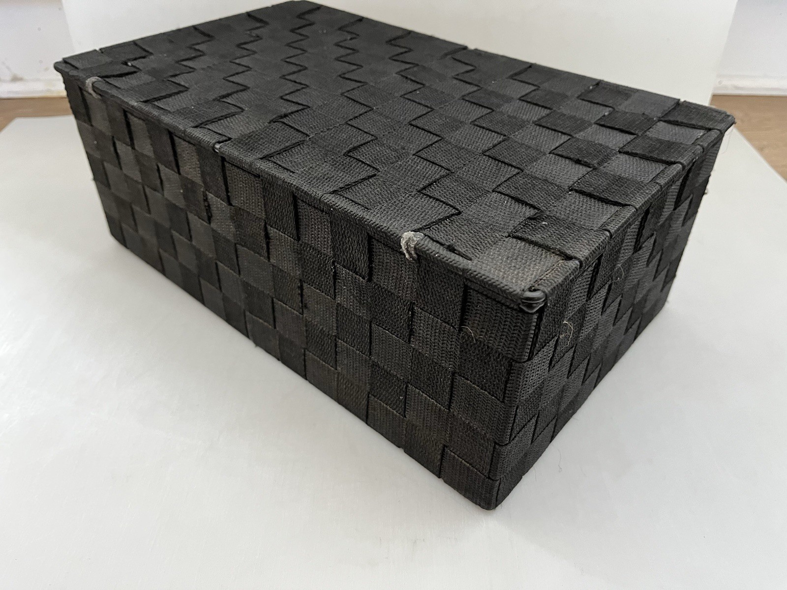 Trinket Rectangular Storage Basket/Box 14 1/2" x 8 1/2" x 6"