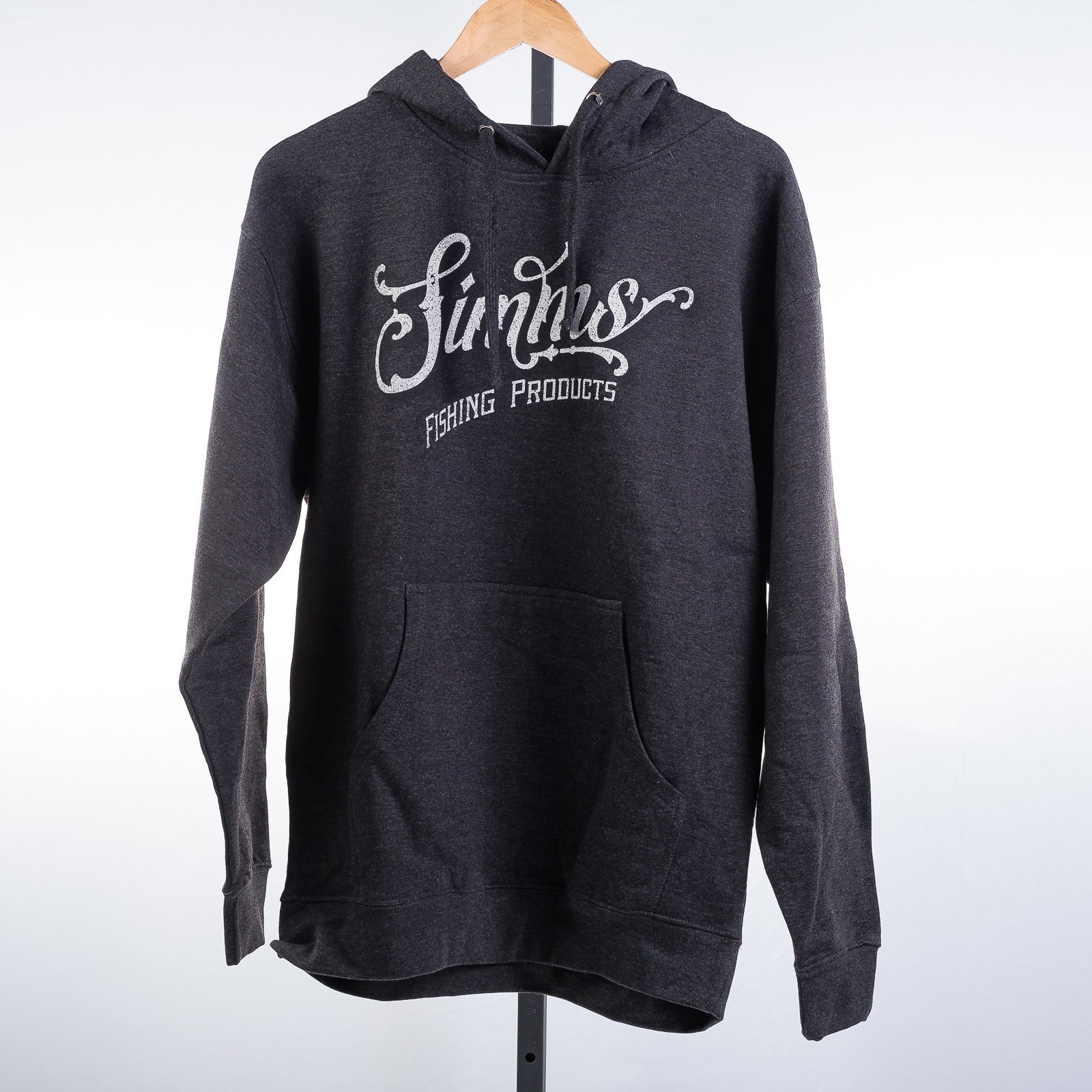 Simms Men's Lager Script Hoodie - Charcoal Heather