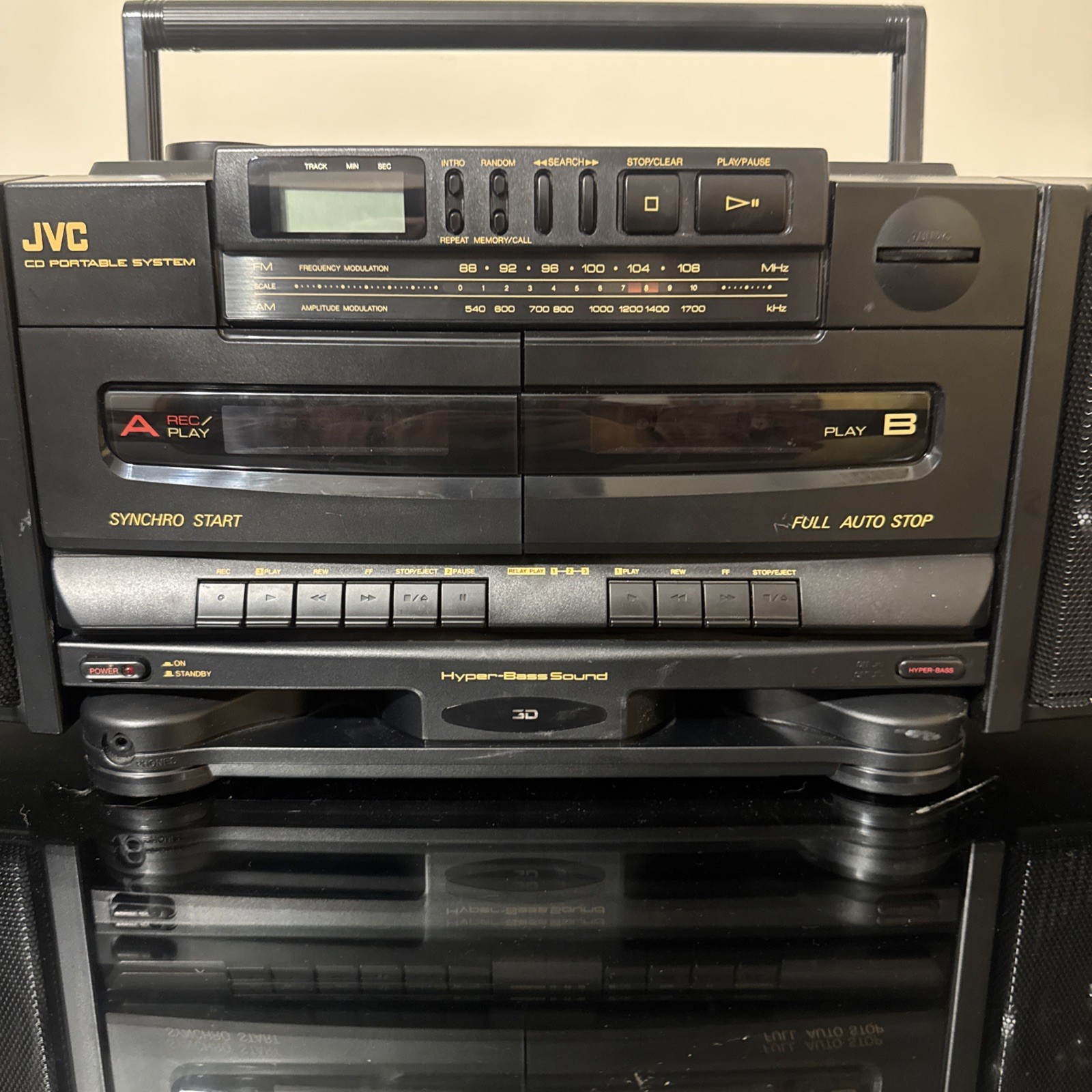 JVC PC-X100 CD PORTABLE SYSTEM
