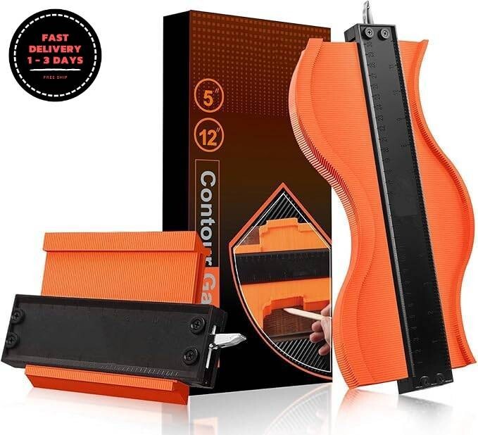 Calibre de contornos para regalo de Navidad (12+5 pulgadas) con cerradura.neuvo.