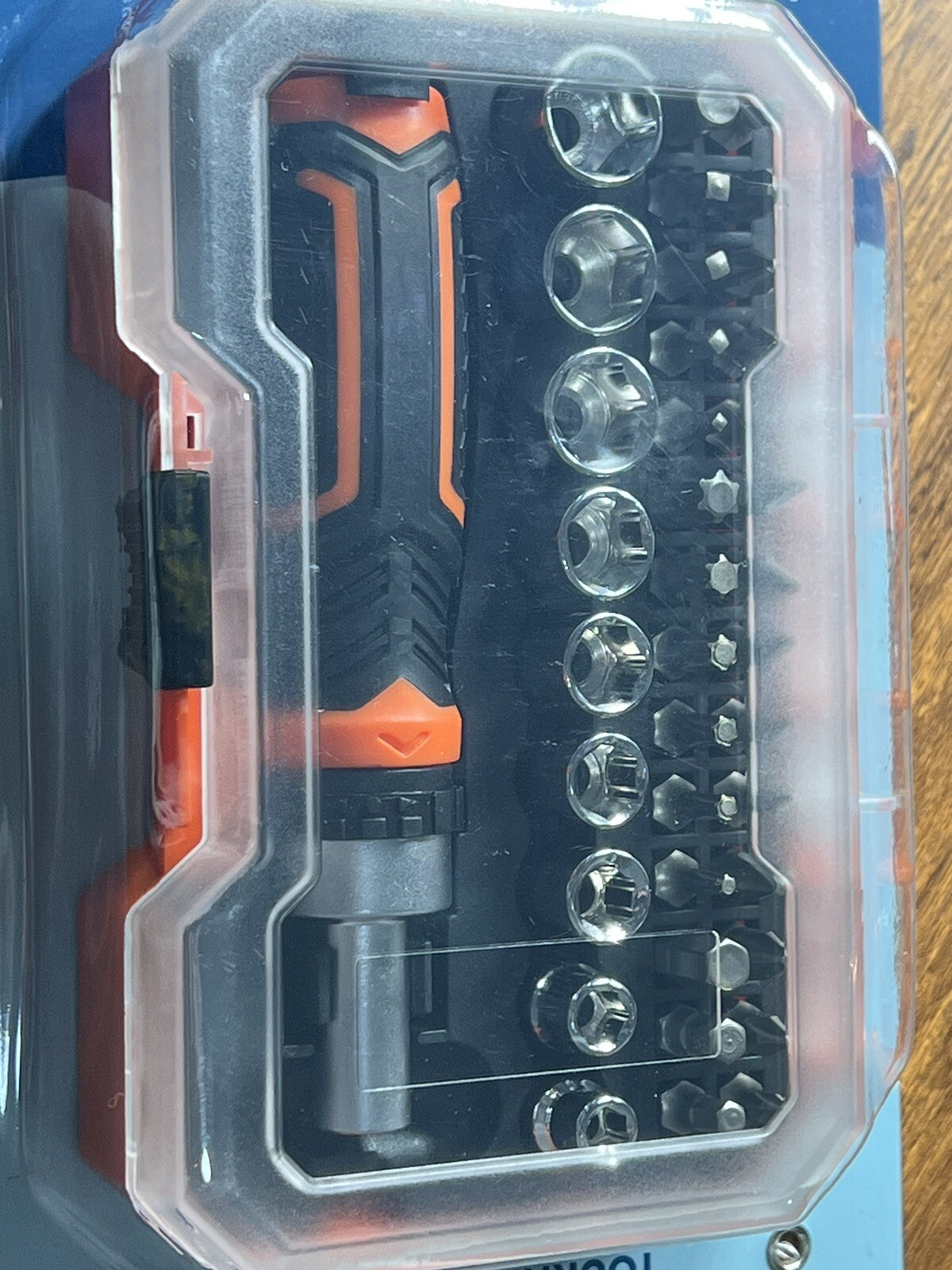 37 Piece Ratchet Screwdriver And Socket Set New