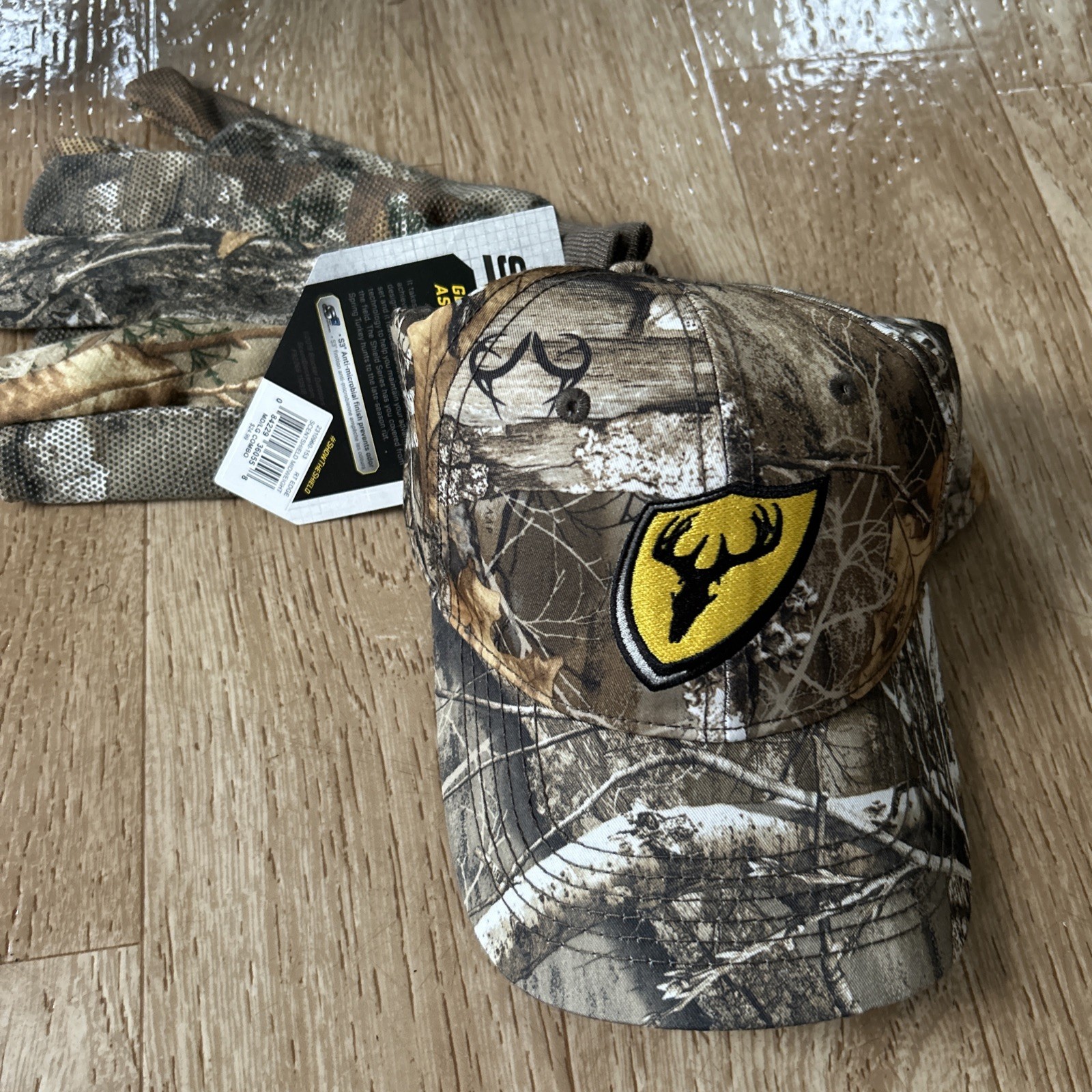 Scent Blocker Hat Gloves Combo SCENTSHIELD Midweight Realtree RT Edge MD/LG CAMO