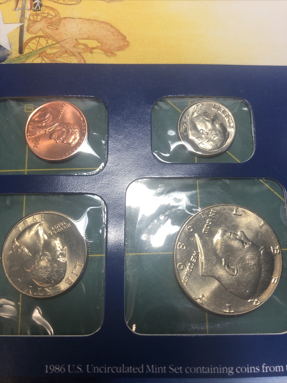 1986 Postal Commemorative Society Panel Uncirculated P&D Mint Sets +U.S. Stamps