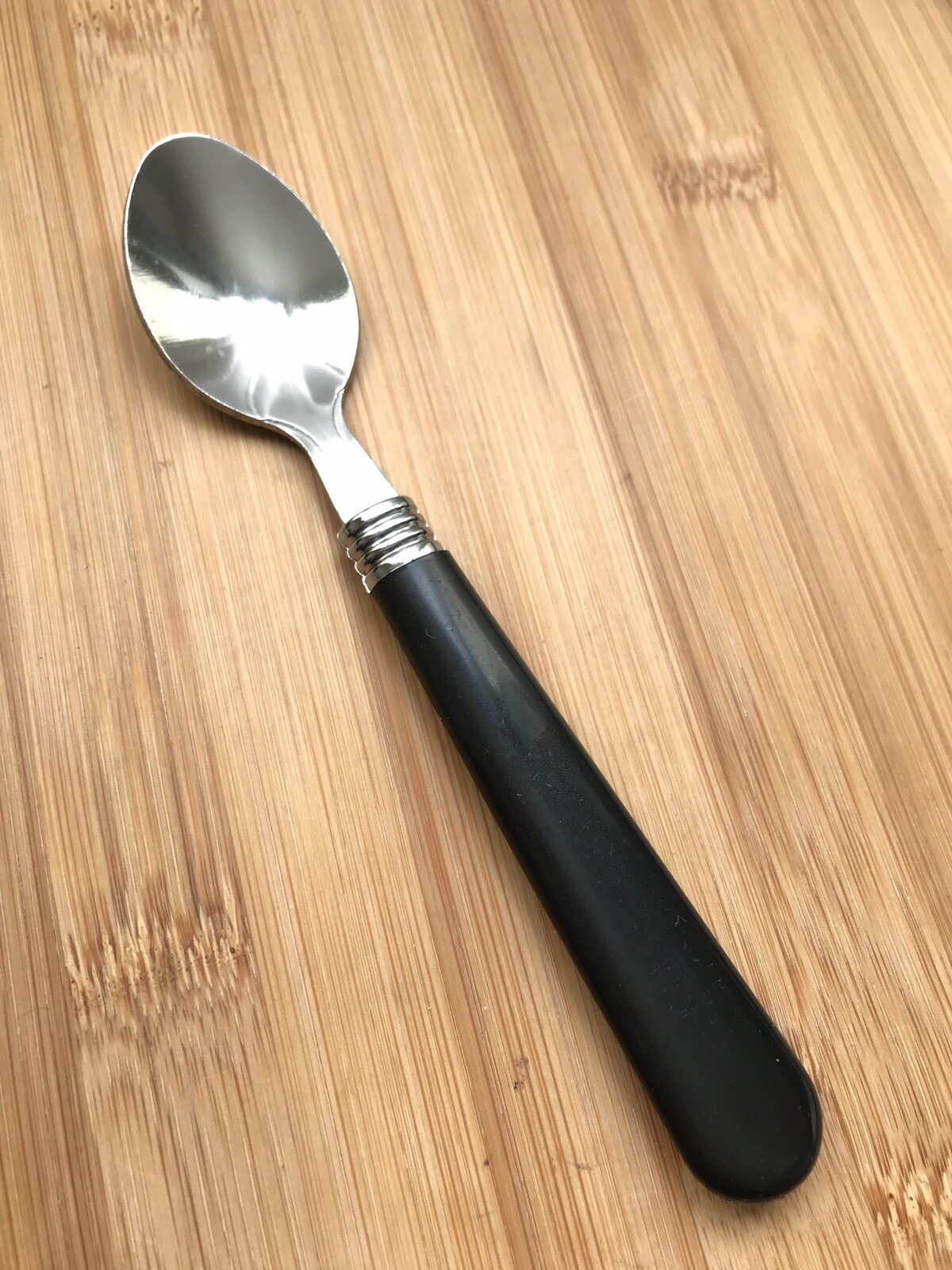 Gibson Stainless GIA3 BLACK Plastic Handle TEASPOON 6”