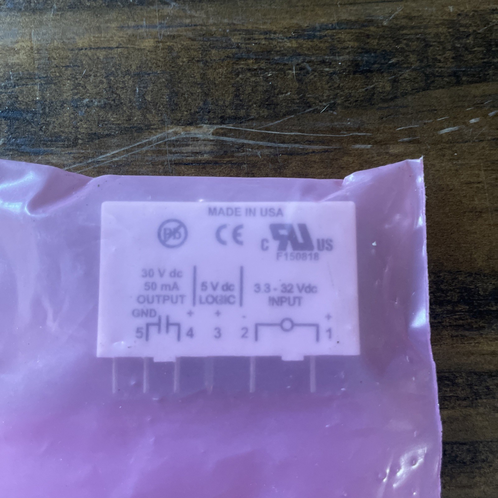 Input Module 3.3 -32VDC In; 30VDC Out; 50mA