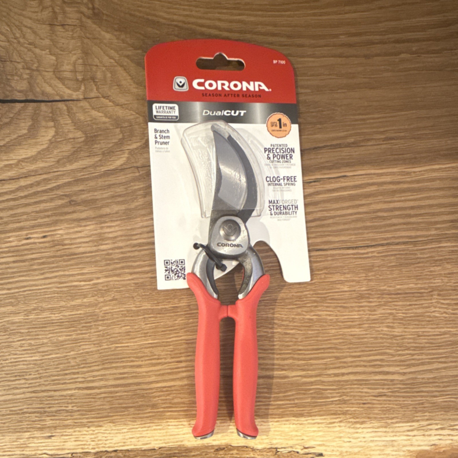 Corona DualCUT BP 7100 Branch & Stem Pruner Forged Steel 1 in Comfort Grip