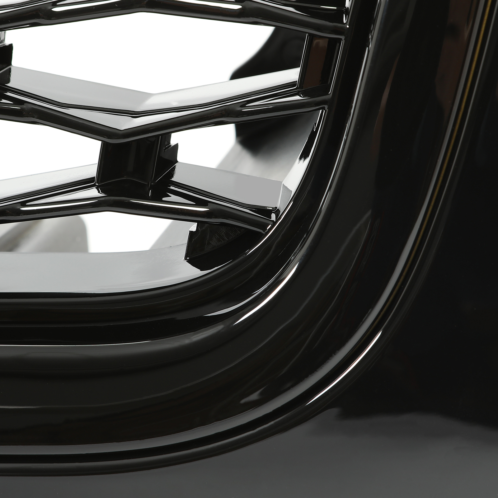 Front Upper Grille Black Painted Plastic Set For Range Rover Sport 2010-2013