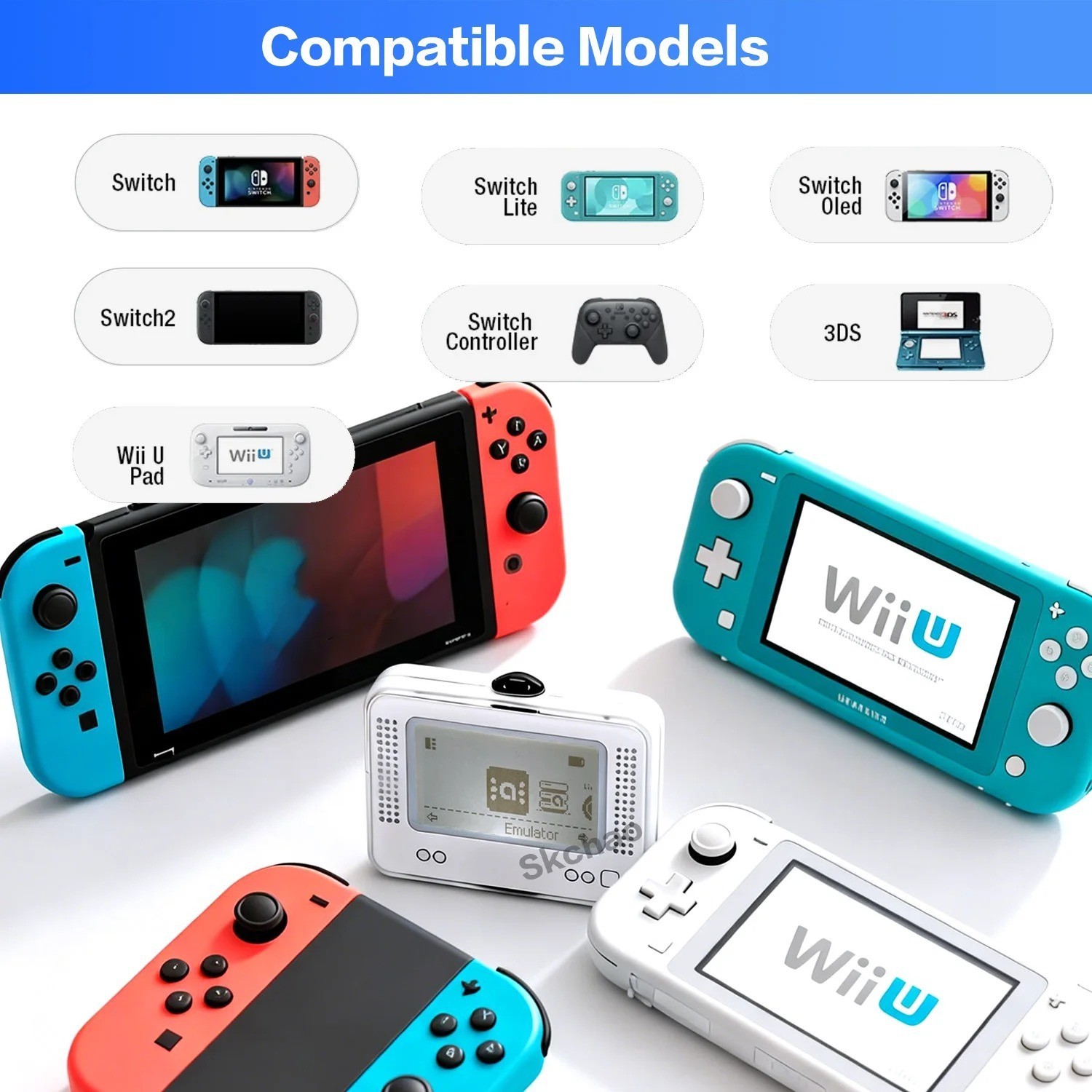 NFC Game Simulator Smart Card Swipe Amiibo Emulator Switch OLED LITE 3DS Wii U
