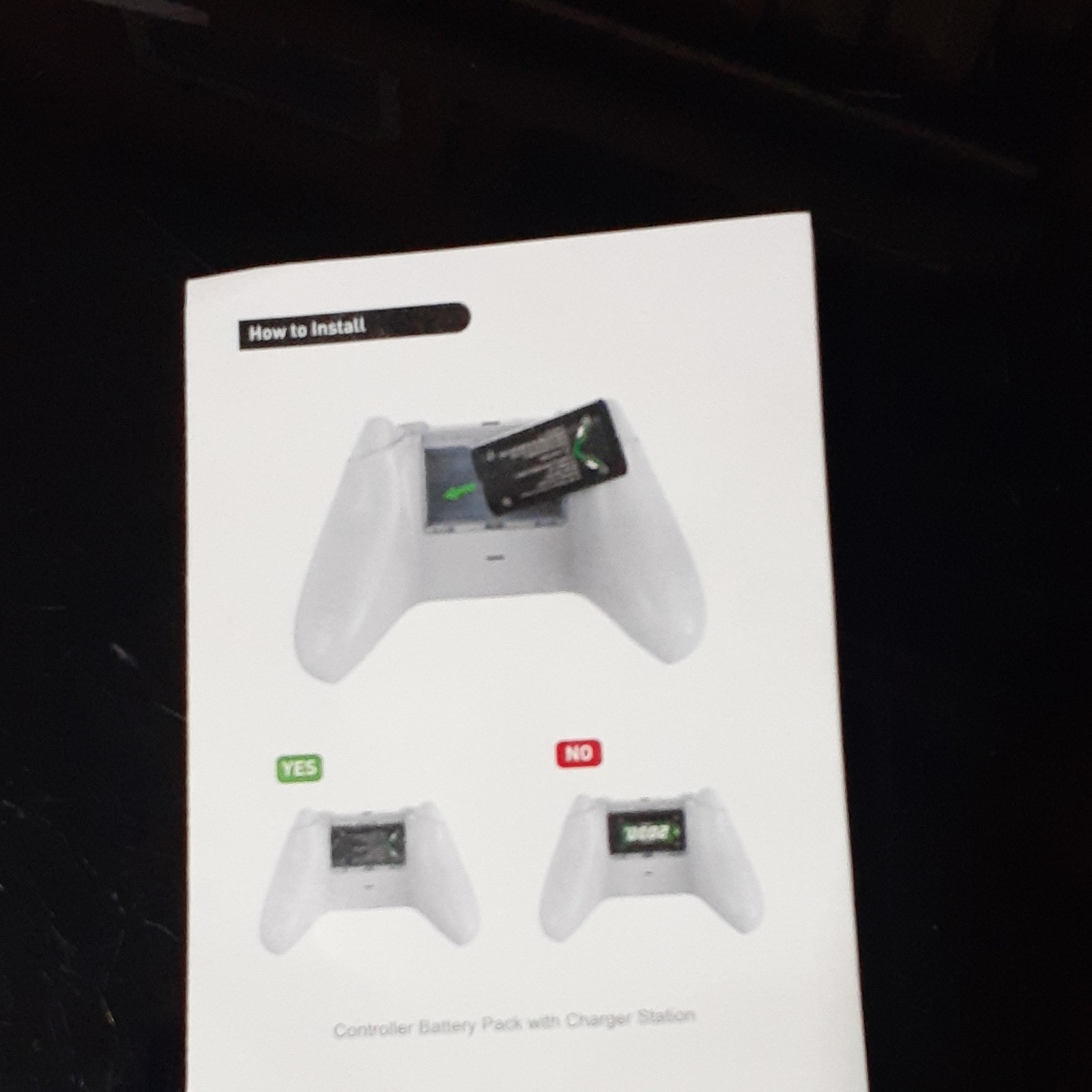 Battery Charging Station for Microsoft Xbox One/X/Elite Battery Controllers.