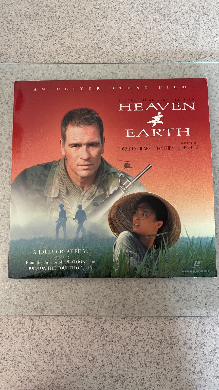 Heaven & Earth LaserDisc 1993 Drama Widescreen Oliver Stone Warner Home Video