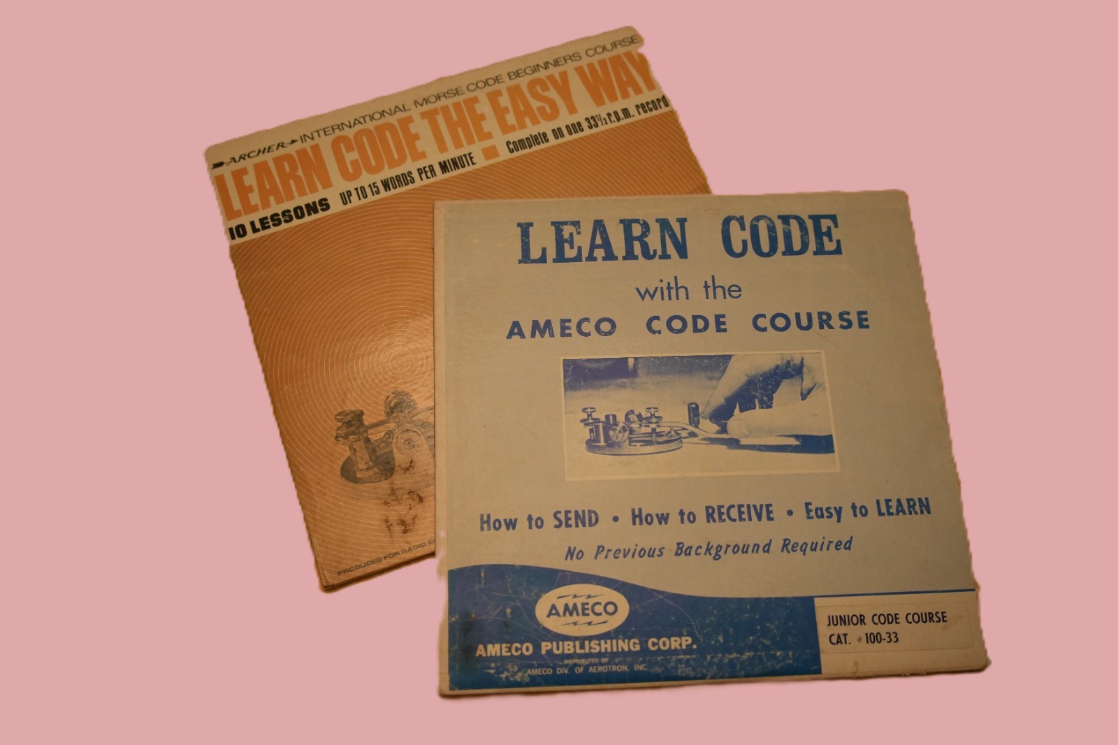 Learning Morse Code - Easy Way 2 Vinyl Record With Booklet Radio Shack