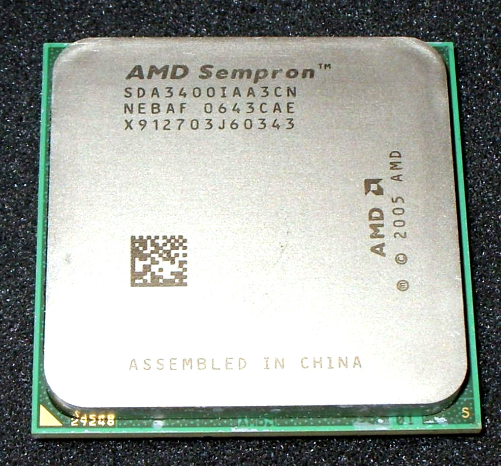 AMD SEMPRON 3400+ 1.8 GHz PROCESSOR, SDA3400IAA3CN,  AM2-US SELLER