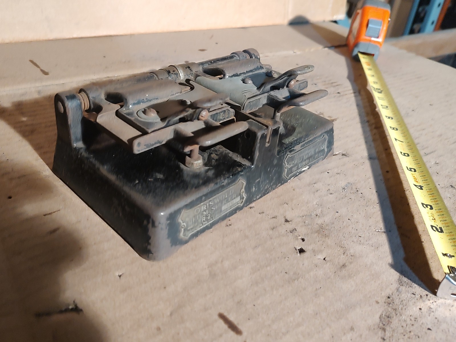 Antique Griswold R2 Motion Picture 35mm Film Splicer Movies